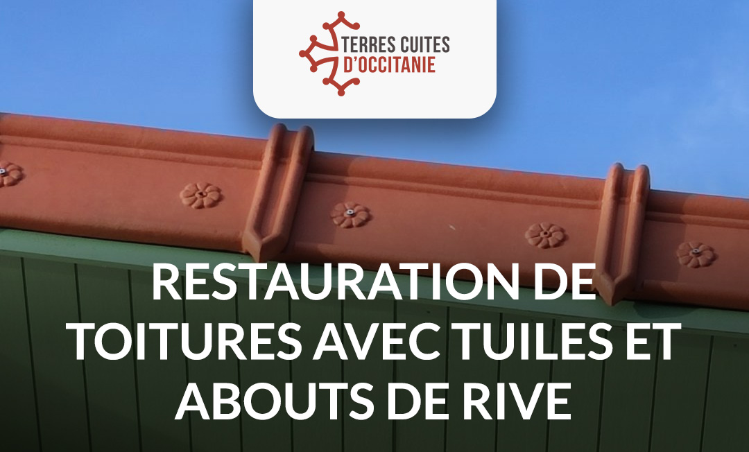 Restauration de Toitures avec Tuiles et Abouts de Rive