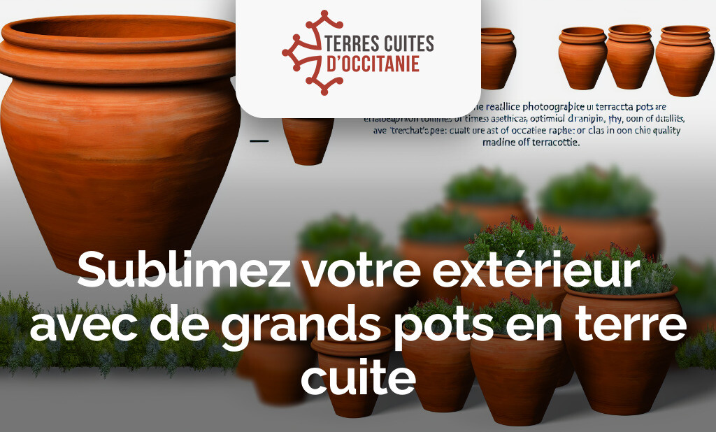 Sublimez votre extérieur avec de grands pots en terre cuite